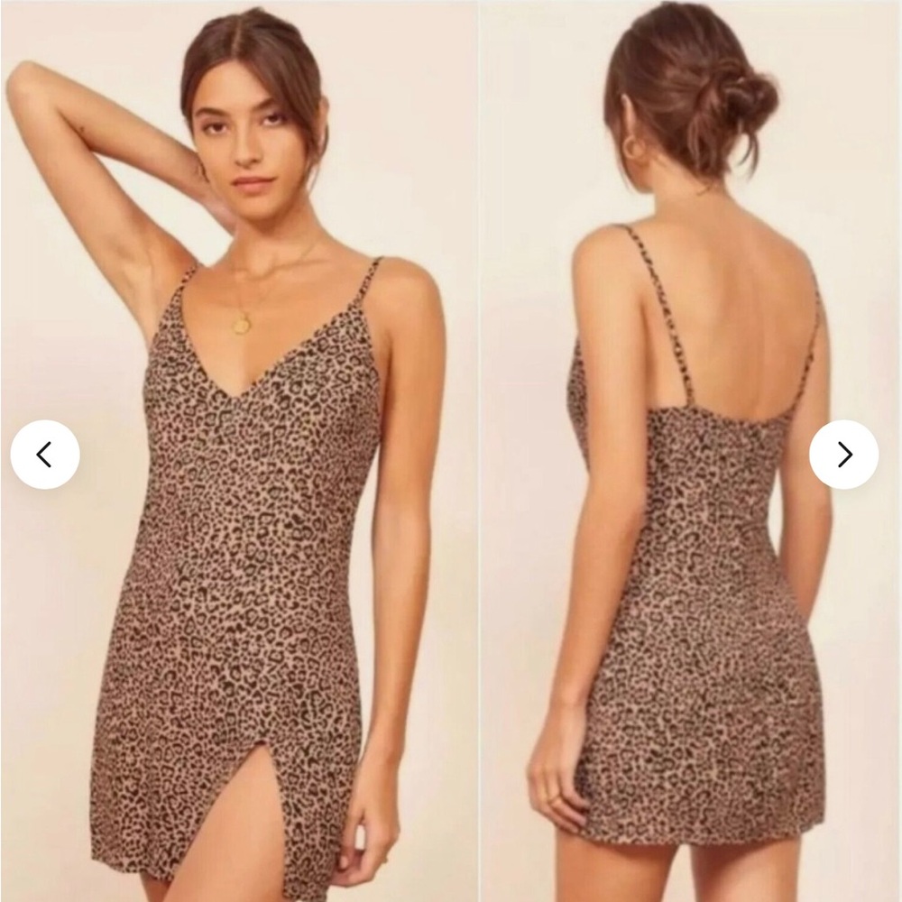 Reformation, Marlow cheetah dress - brand new
